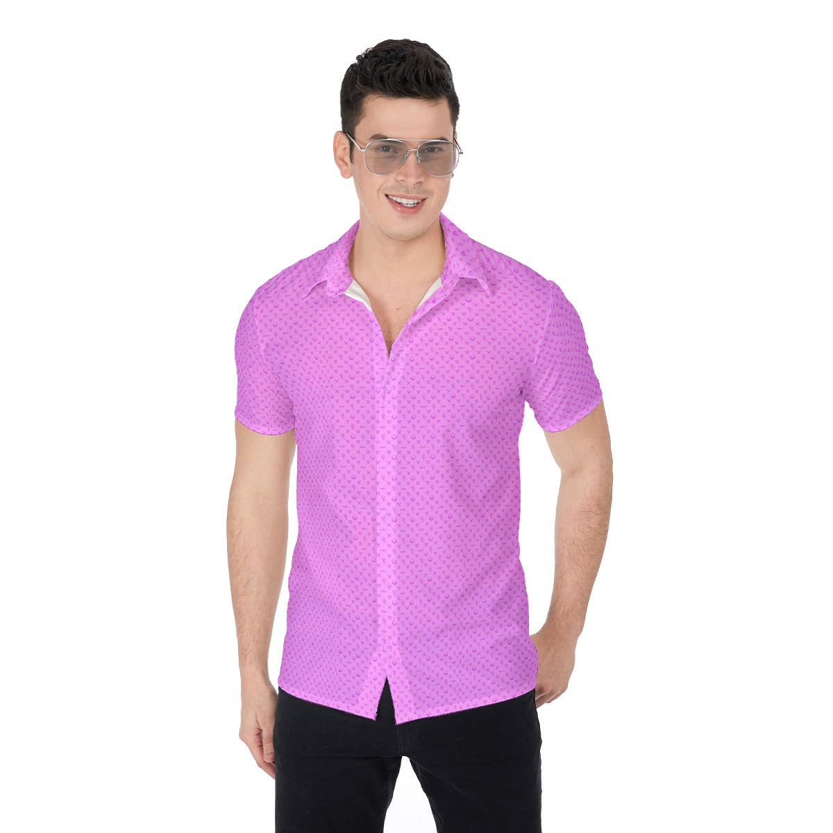 OCC V-Day-All-Over Print Men's Shirt