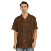 OCC Hallo-All-Over Print Men's Hawaiian Shirt With Button Closure
