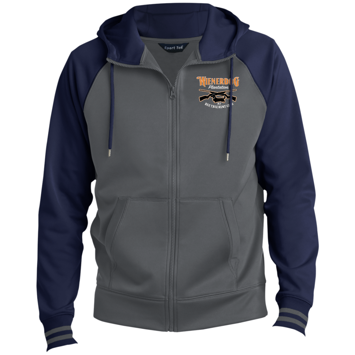 wienerdog polo ST236 Men's Sport-Wick® Full-Zip Hooded Jacket