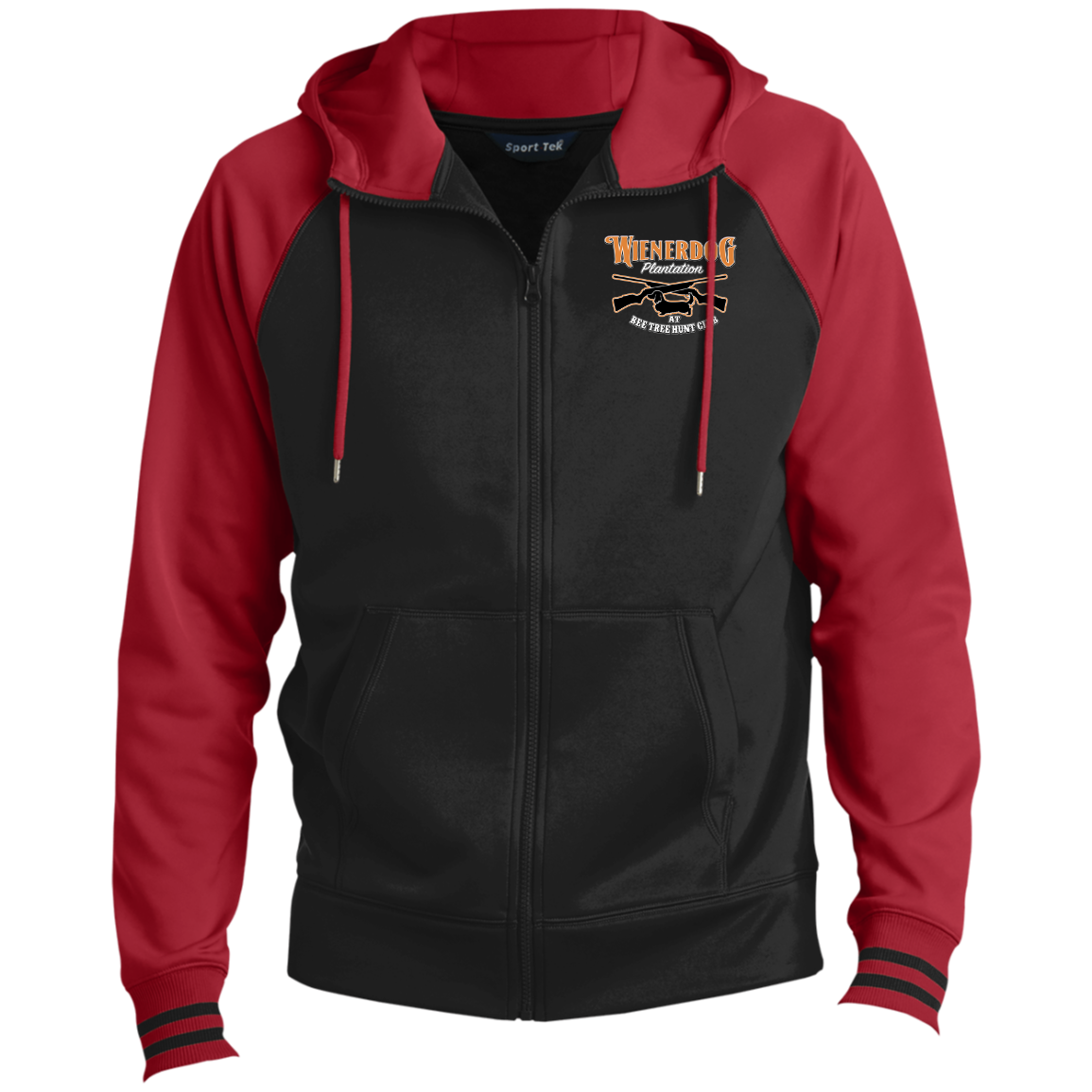 wienerdog polo ST236 Men's Sport-Wick® Full-Zip Hooded Jacket