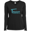 truant final polo LST353LS Ladies’ Long Sleeve Performance V-Neck Tee
