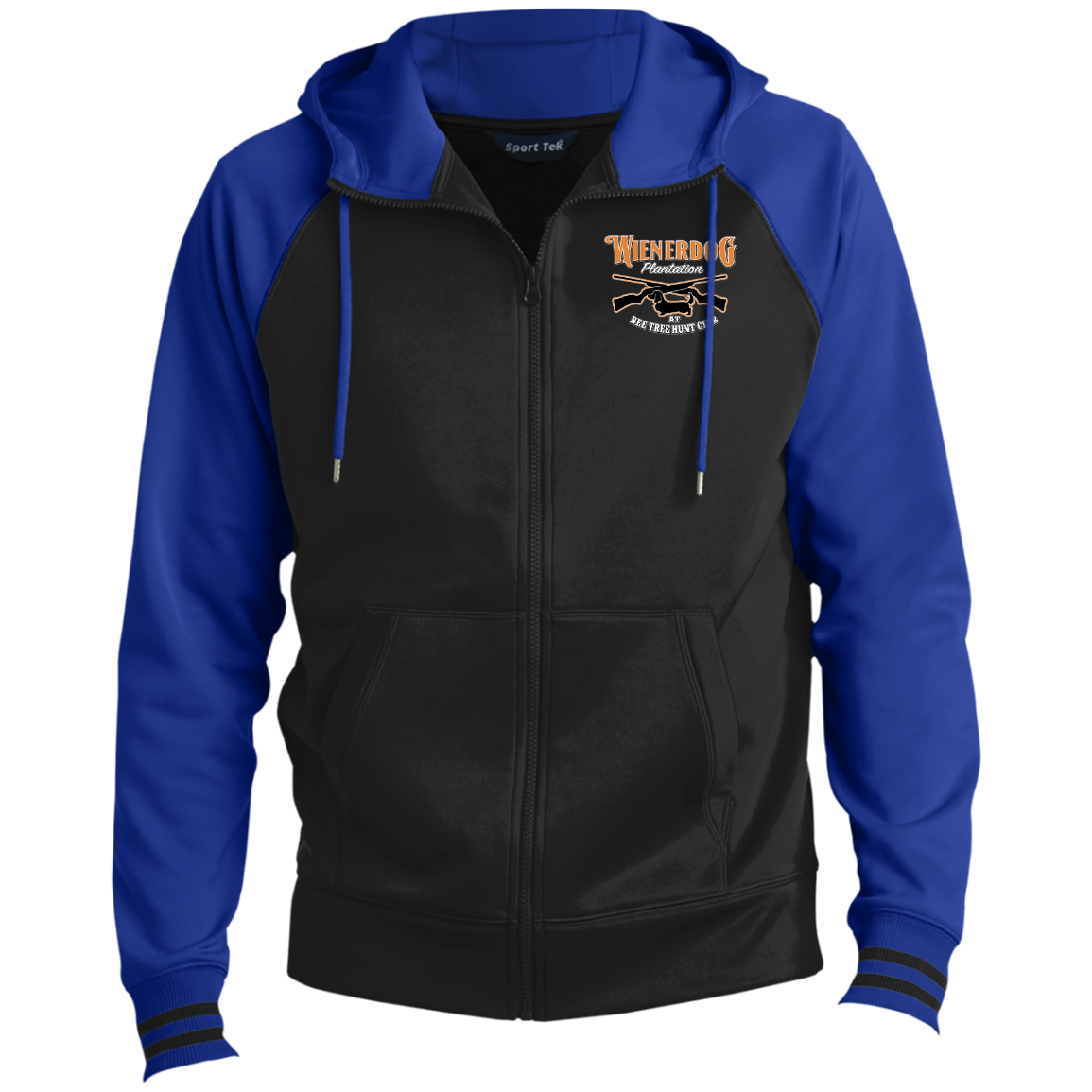 wienerdog polo ST236 Men's Sport-Wick® Full-Zip Hooded Jacket