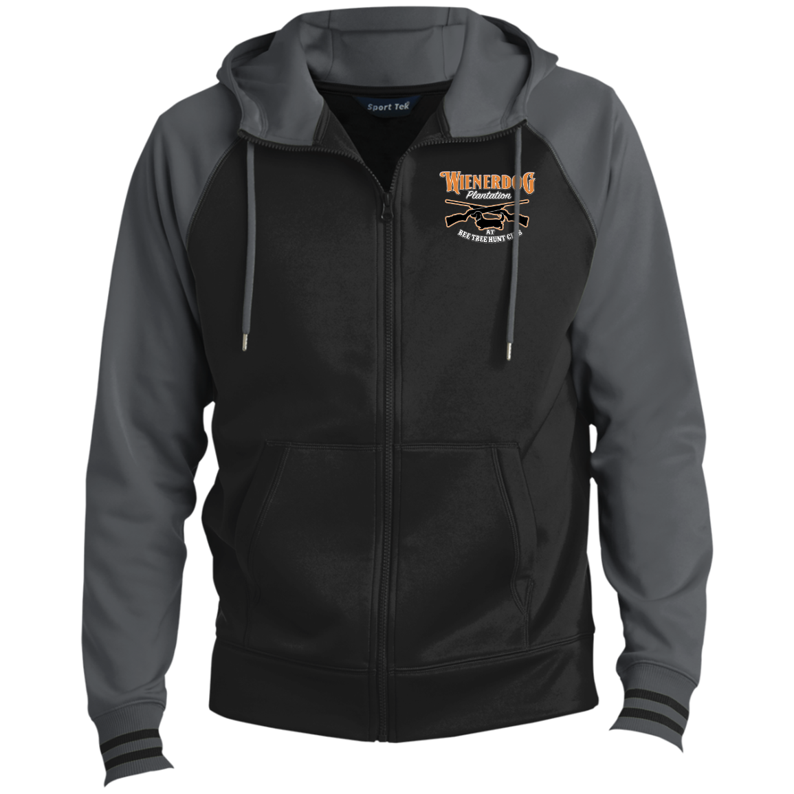 wienerdog polo ST236 Men's Sport-Wick® Full-Zip Hooded Jacket