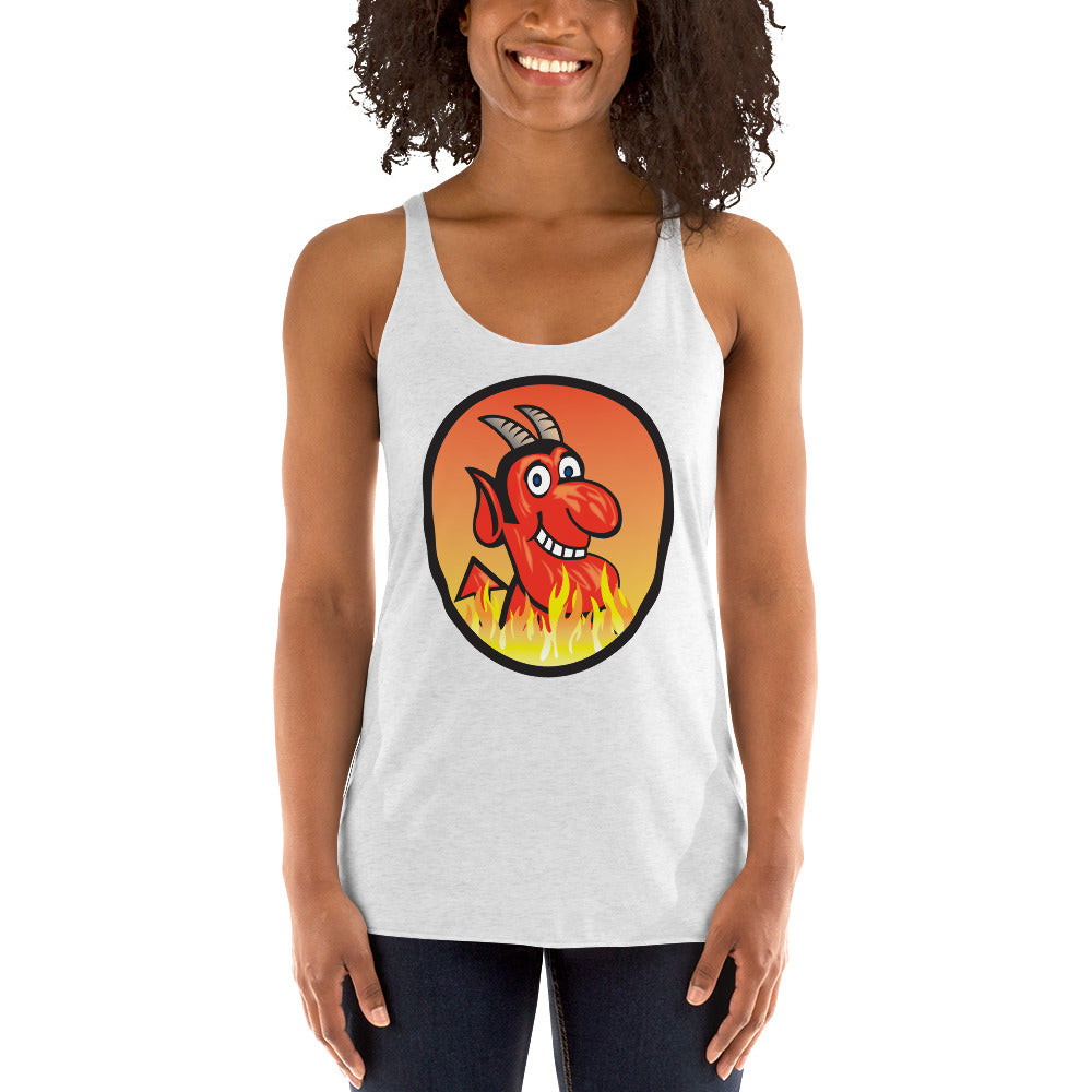Yoga Hell Devil-Women's Racerback Tank