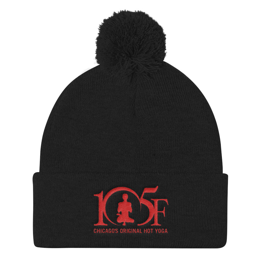 105F RETRO-Pom Pom Knit Cap