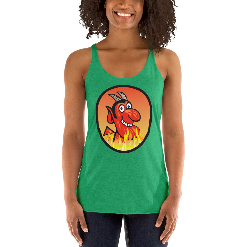 Yoga Hell Devil-Women's Racerback Tank