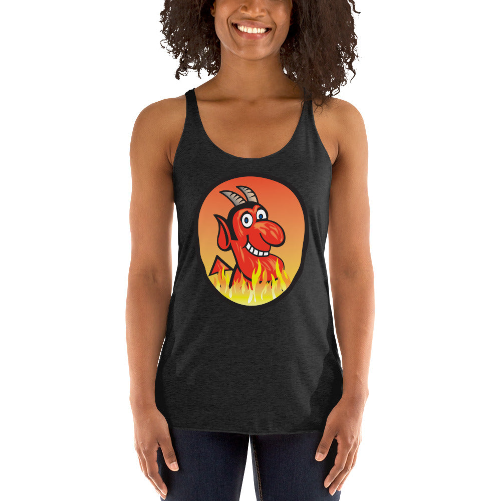 Yoga Hell Devil-Women's Racerback Tank