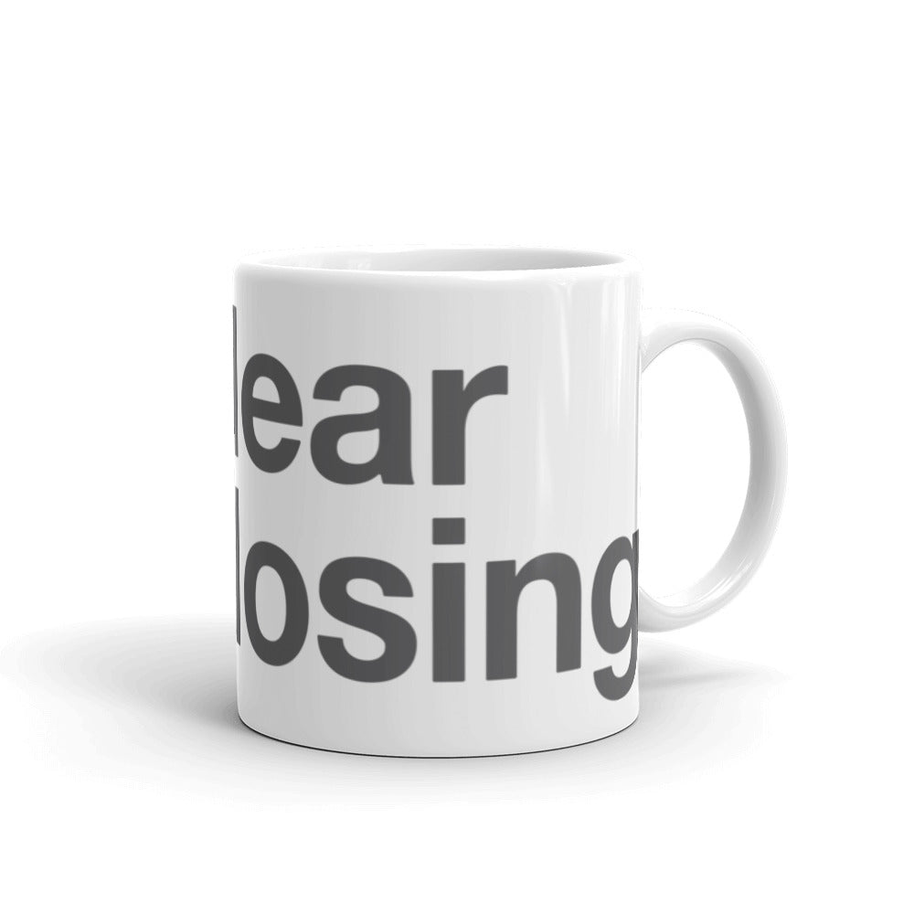 Clear Closing Mug