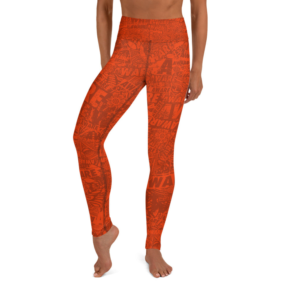 AWARE Red Leggings