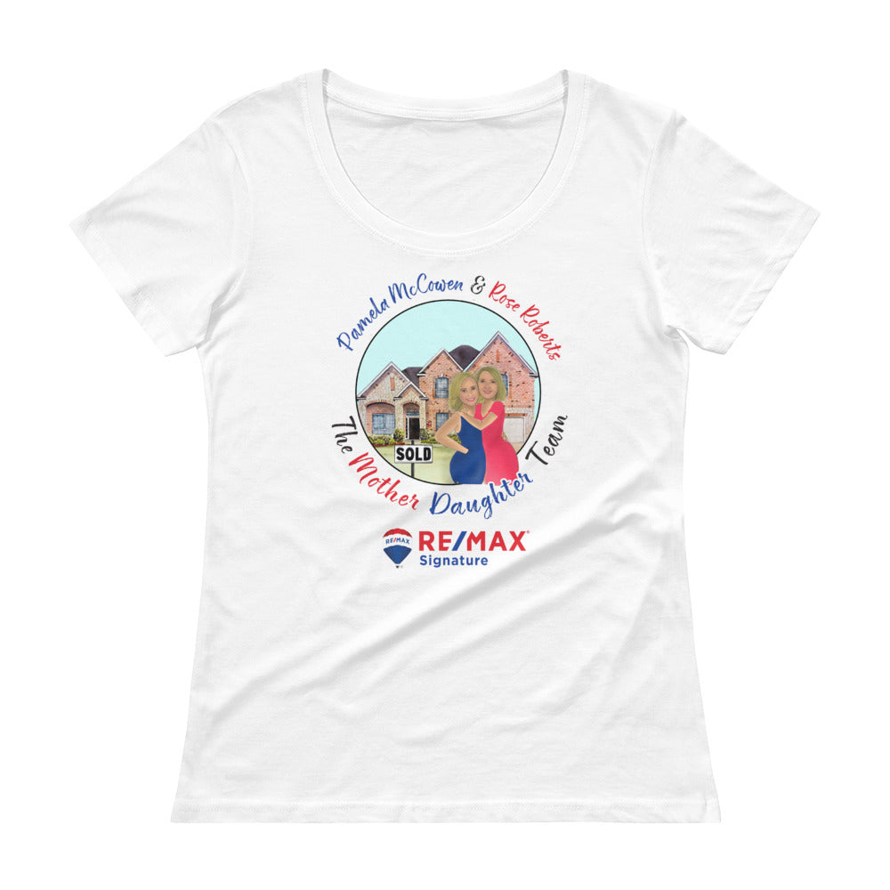 The Mother Daughter Team-Ladies' Scoopneck T-Shirt