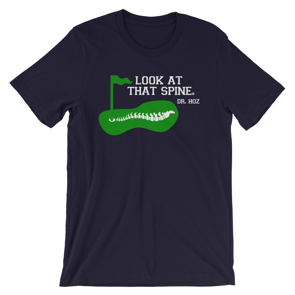 Golf Spine-Short-Sleeve Unisex T-Shirt