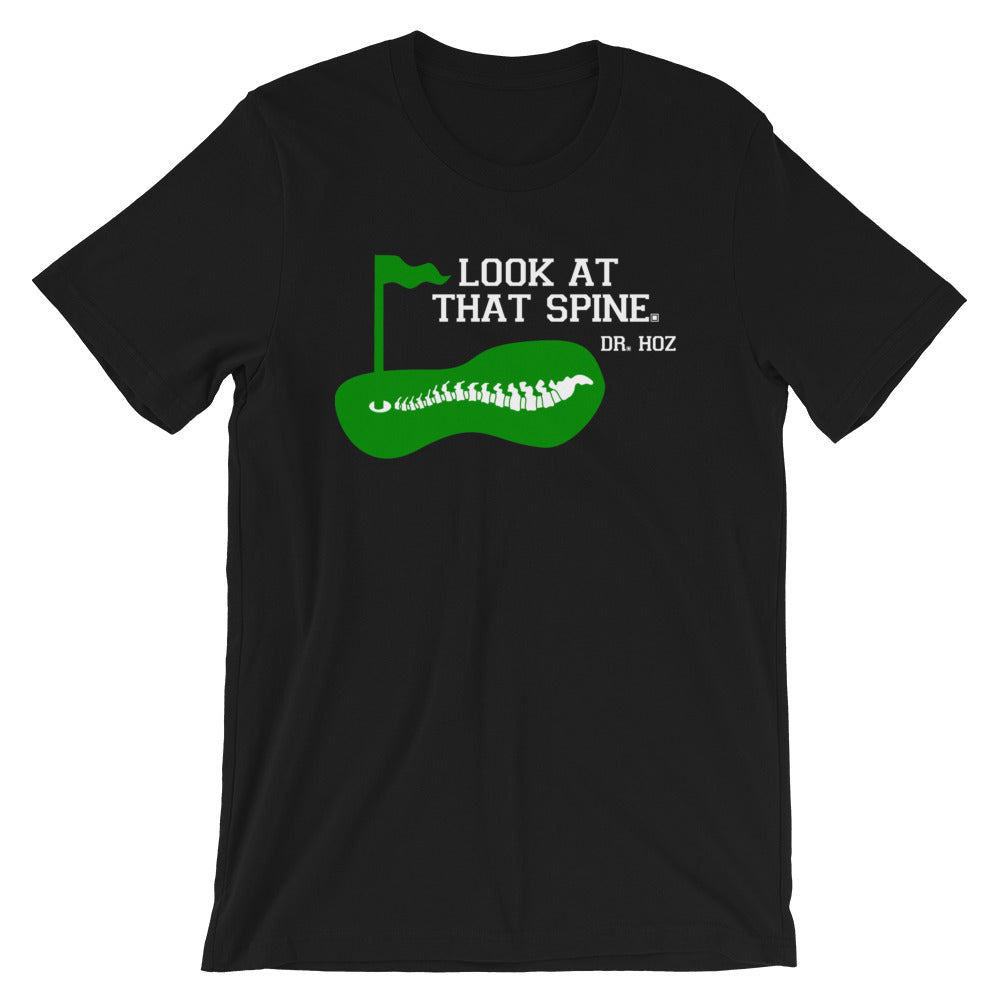 Golf Spine-Short-Sleeve Unisex T-Shirt