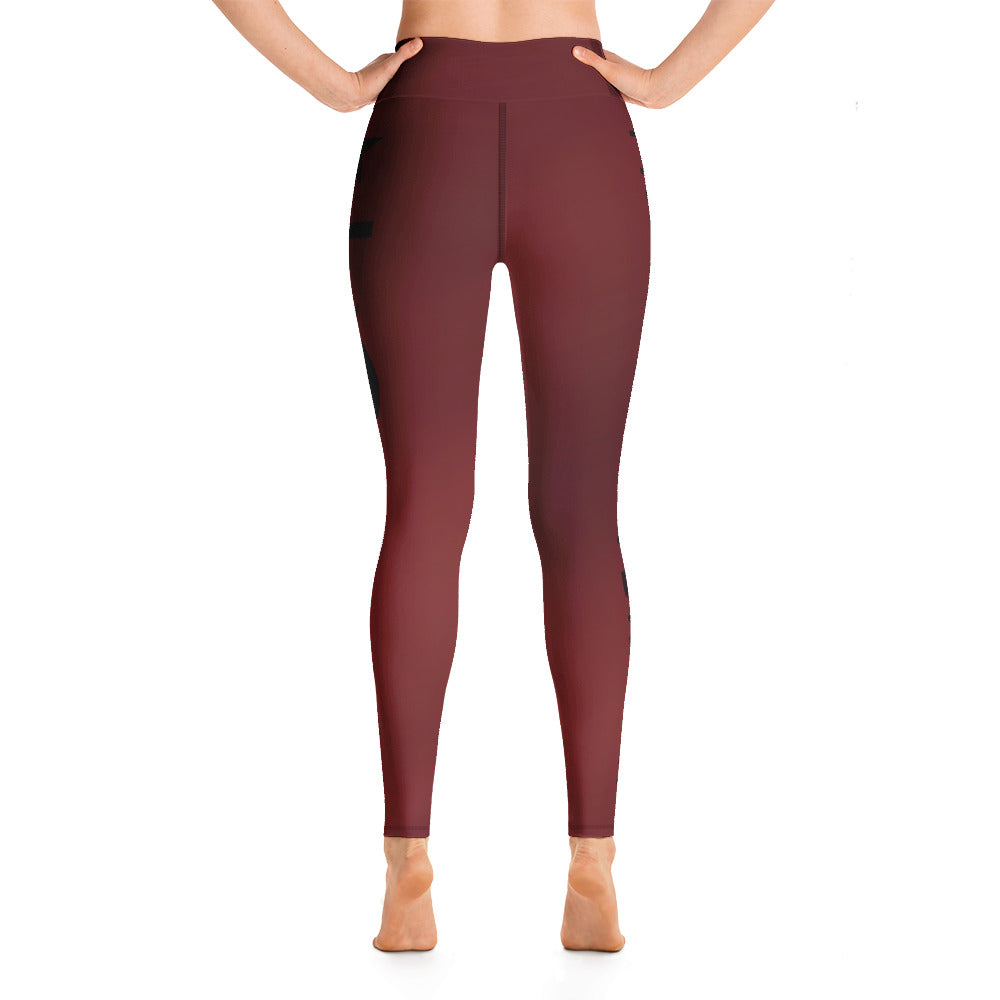 True Yoga Vermont-Leggings DTL Red
