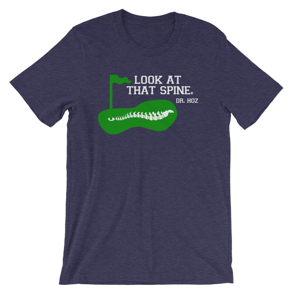 Golf Spine-Short-Sleeve Unisex T-Shirt