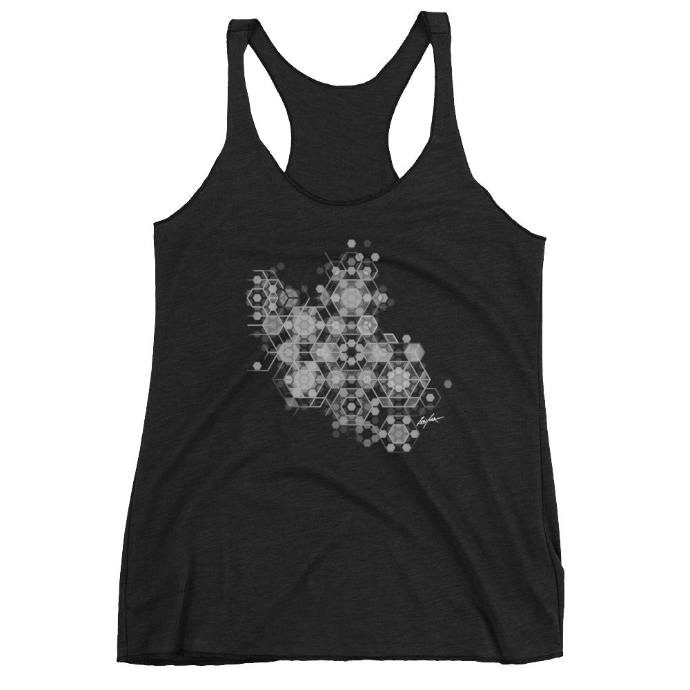 Zeb Yoga Tattoo-Women's Racerback Tank