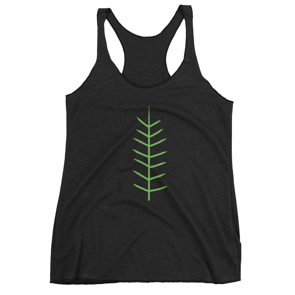 Yoga East Austin GREEN TREE-Women's Racerback Tank