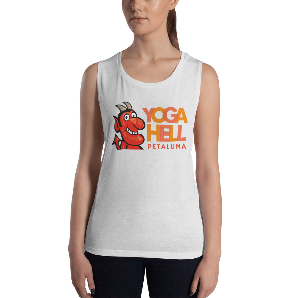 Yoga Hell Petaluma-Ladies’ Muscle Tank