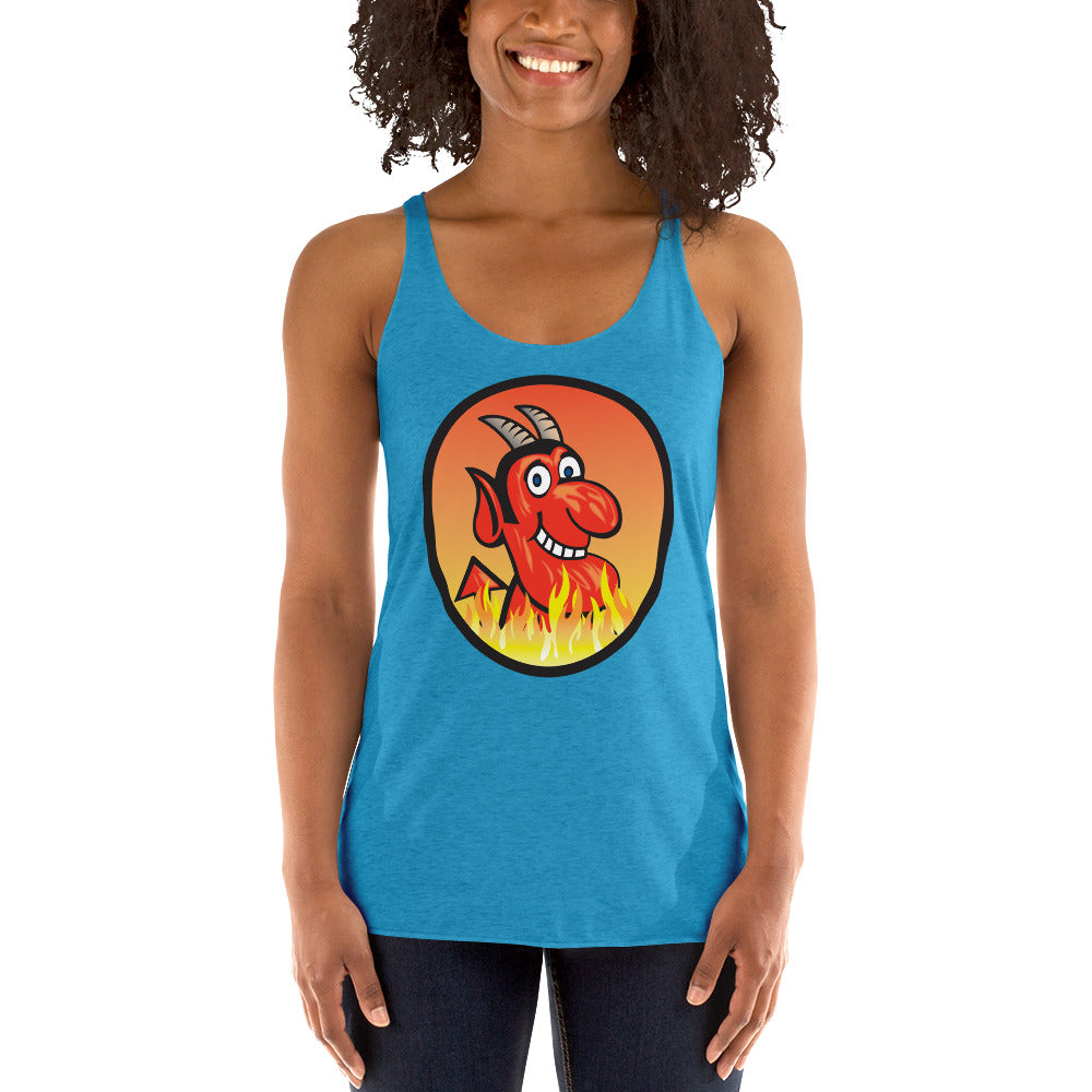 Yoga Hell Devil-Women's Racerback Tank