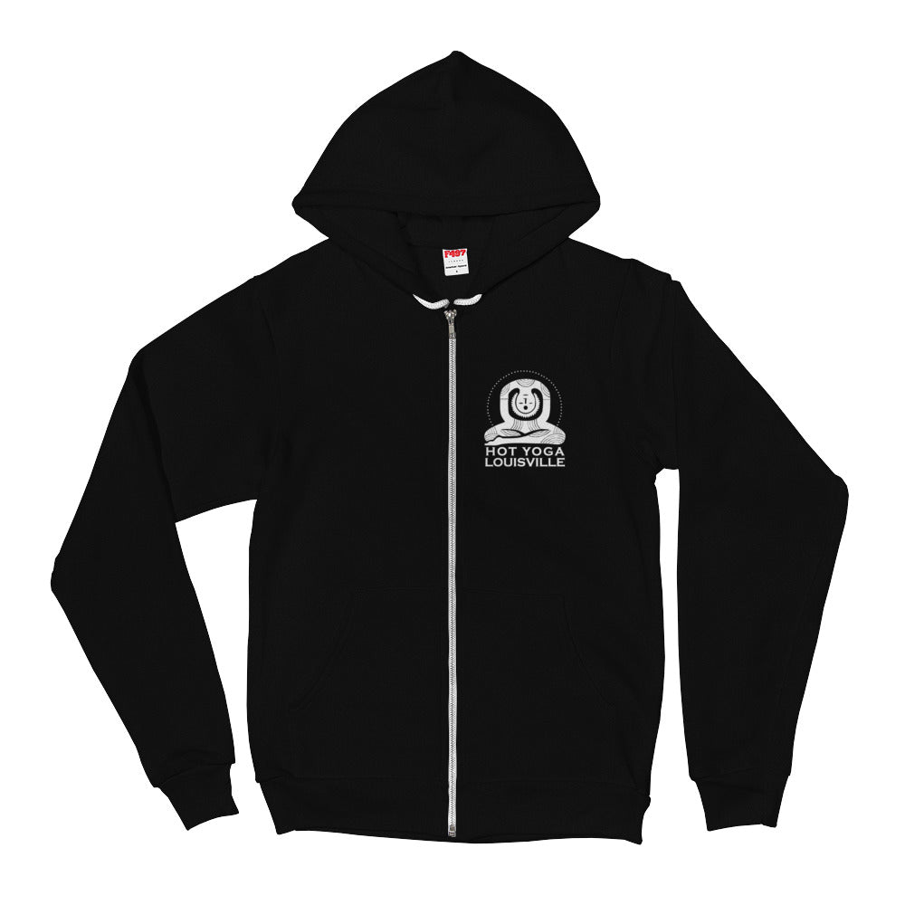 Hot Yoga Louisville Unisex Flex Fleece Zip Hoodie