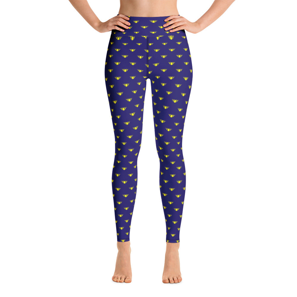 Blue & Yellow Team Leggings