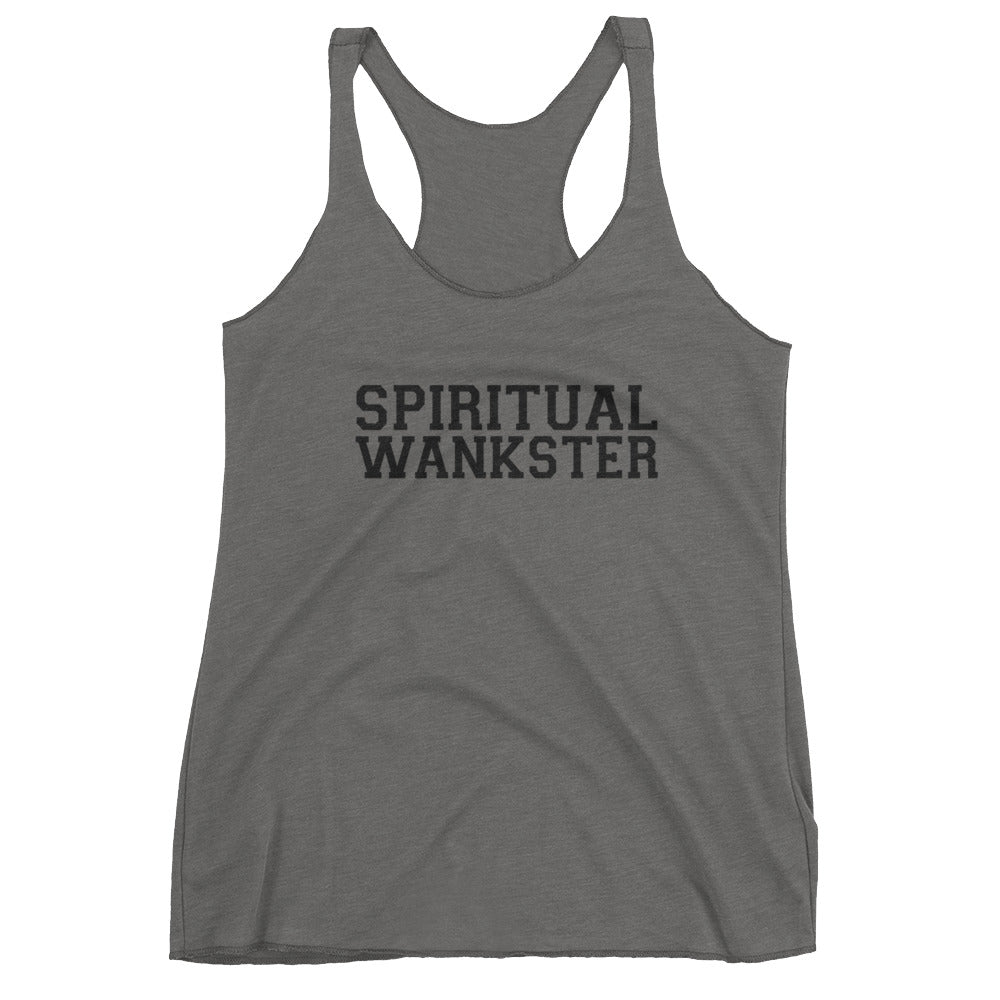 SPIRITUAL WANKSTER-Women's Racerback Tank