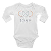 105F Infinity Baby Onesie
