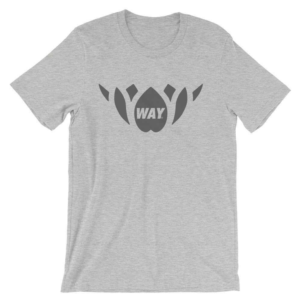 Gray Classic Lotus Tee Shirt