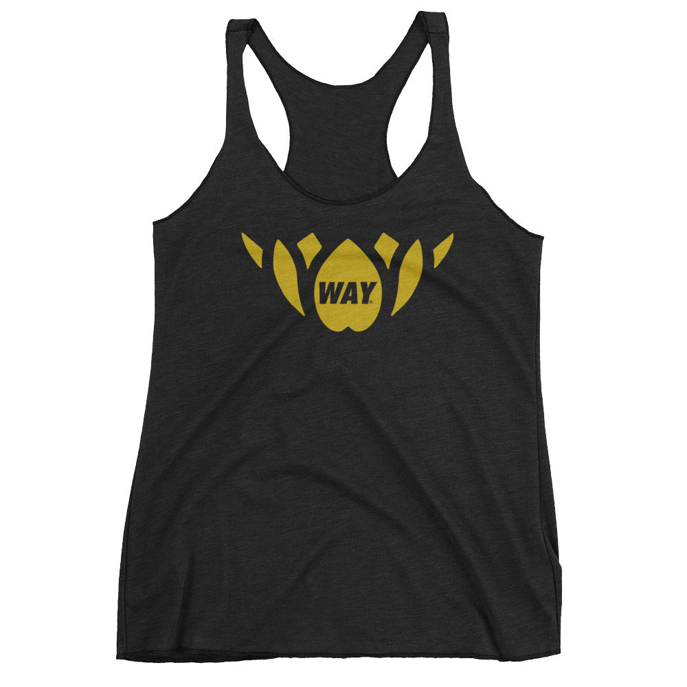 Black + Gold Lotus Team Tank