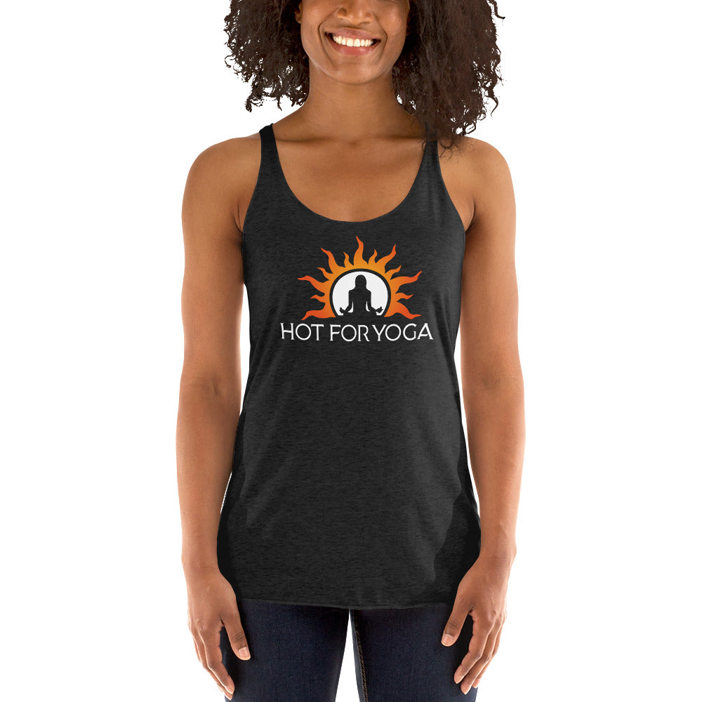 Hot For Yoga-Women's Racerback Tank