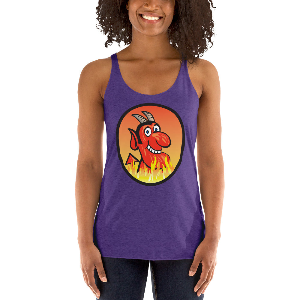 Yoga Hell Devil-Women's Racerback Tank