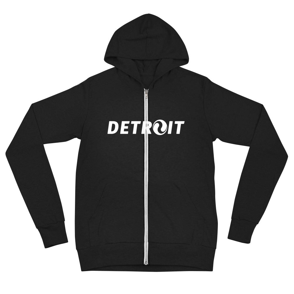 Fuse45-Detroit Unisex zip hoodie