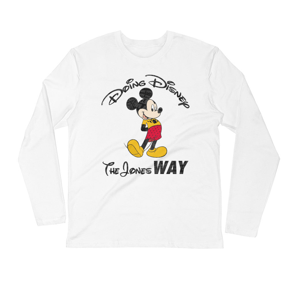 Jones' Disney Long Sleeve Fitted Crew