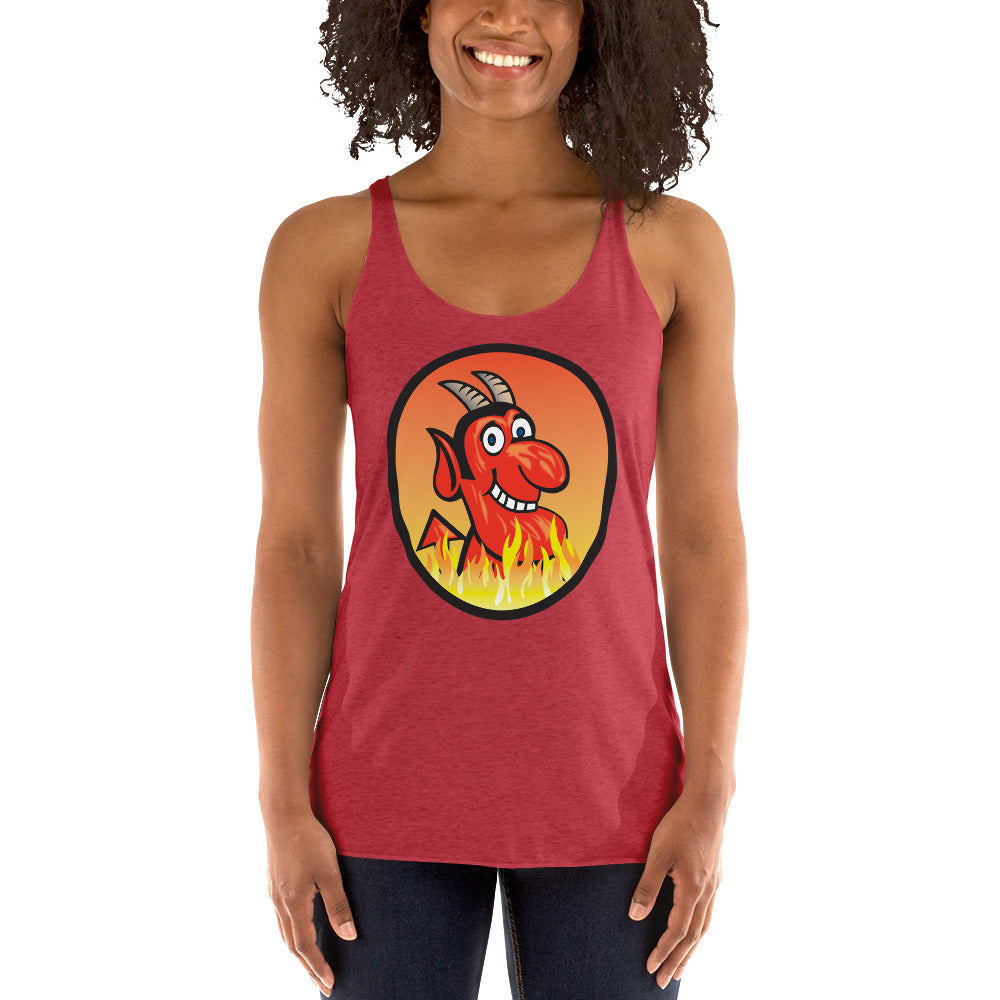 Yoga Hell Devil-Women's Racerback Tank