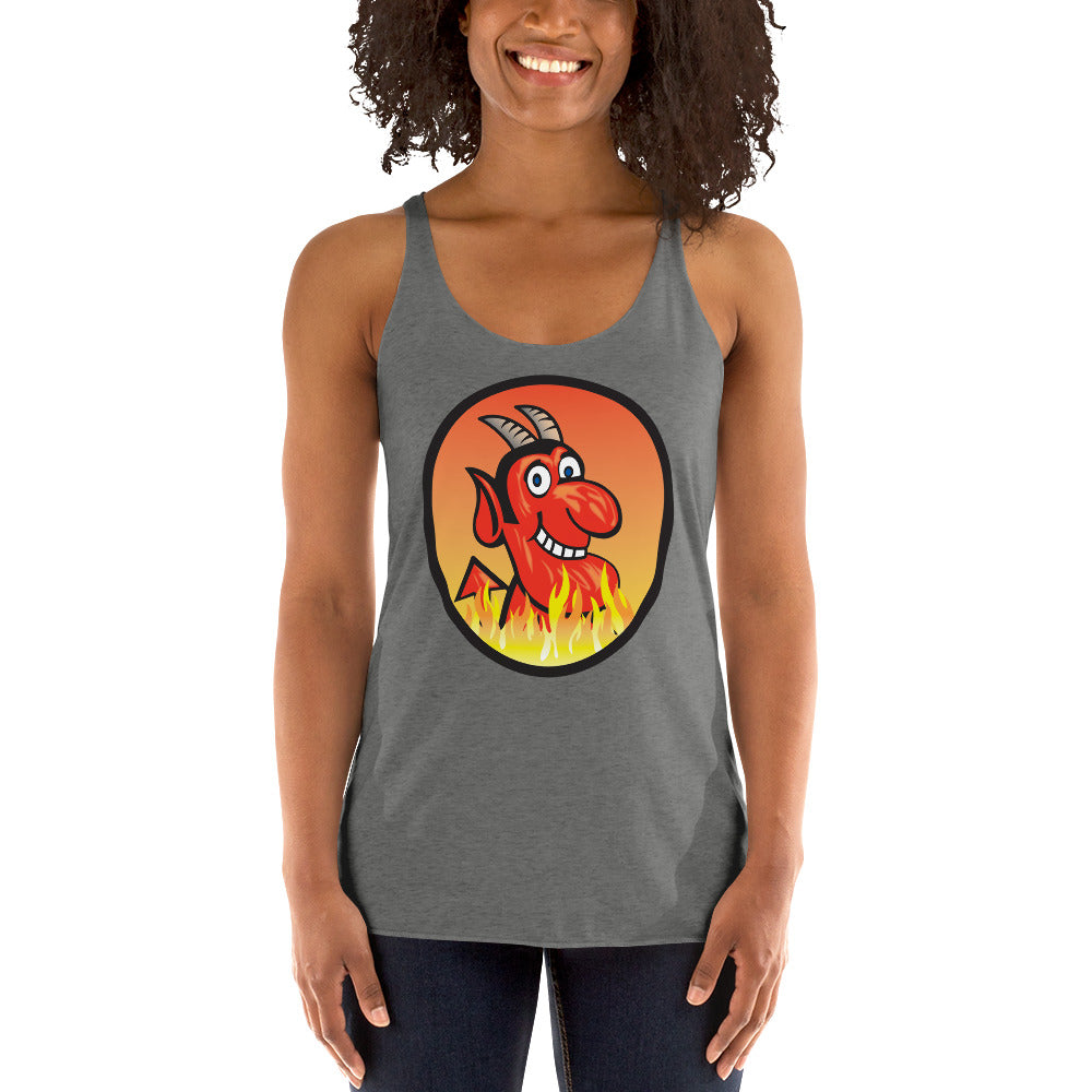 Yoga Hell Devil-Women's Racerback Tank