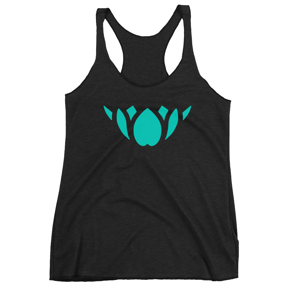 Teal Lotus Tank