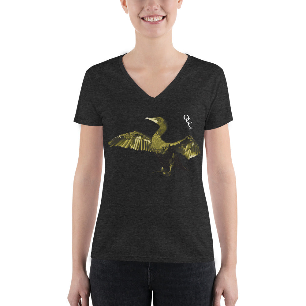 OCC BIRD-Women's Fashion Deep V-neck Tee