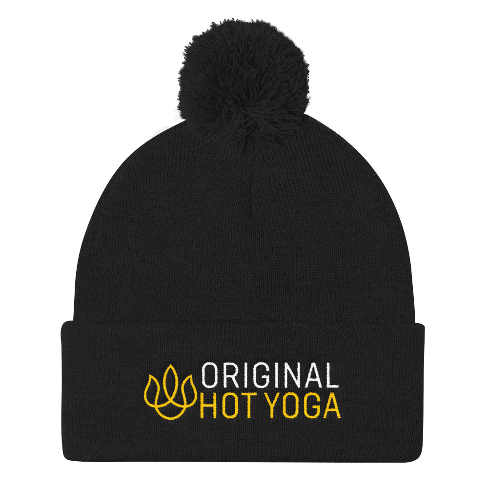 Original Hot Yoga Traverse City-Pom Pom Knit Cap