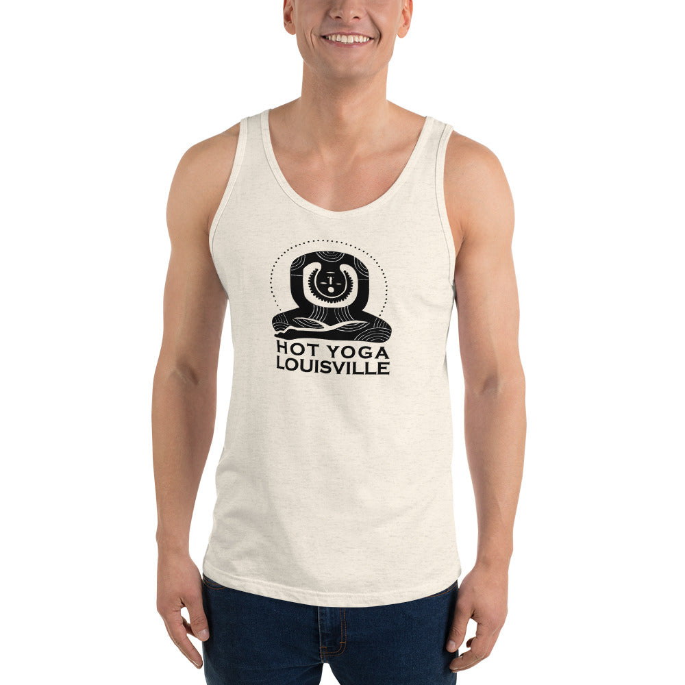Hot Yoga Louisville Black Logo Men's Tank Top