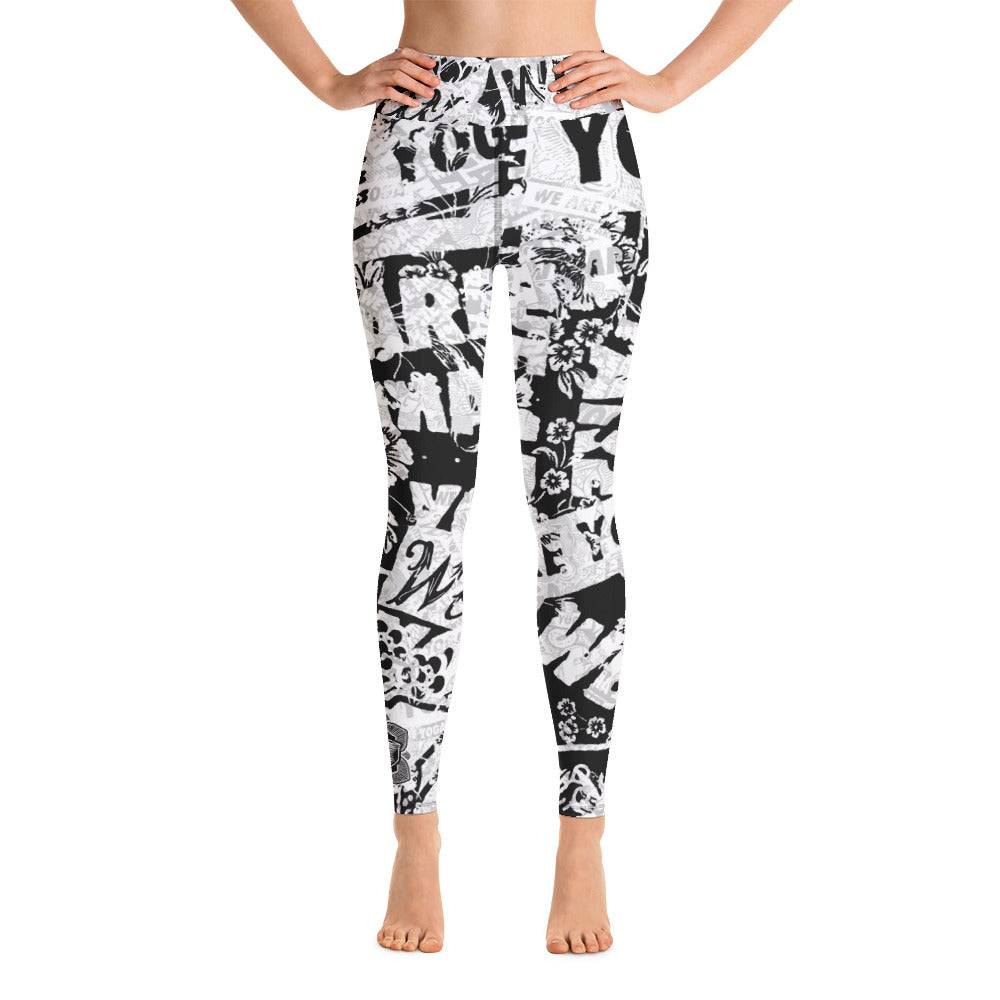 WAYdecay B&W3 Yoga Leggings