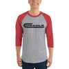Cornhole Chemistry-3/4 sleeve raglan shirt