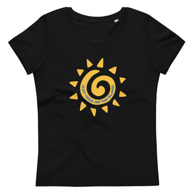 Hot Yoga On The Island-Women's Fitted Eco Tee