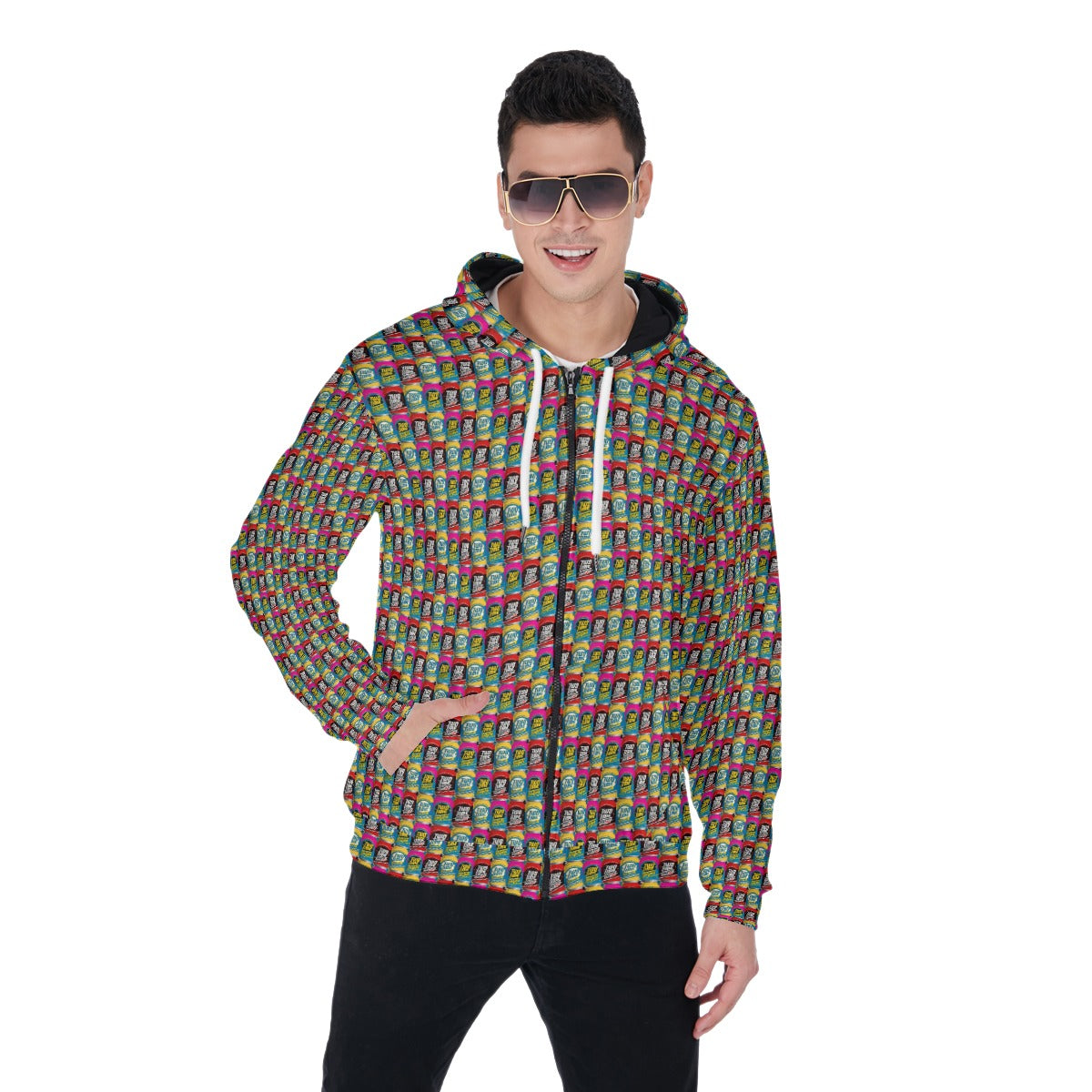 Waltrip Brewing-Nice Cans-Zip Up Hoodie With Pocket