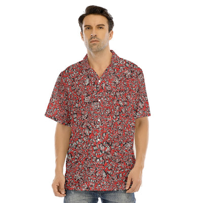 Two Time-All-Over Print Men's Hawaiian Shirt