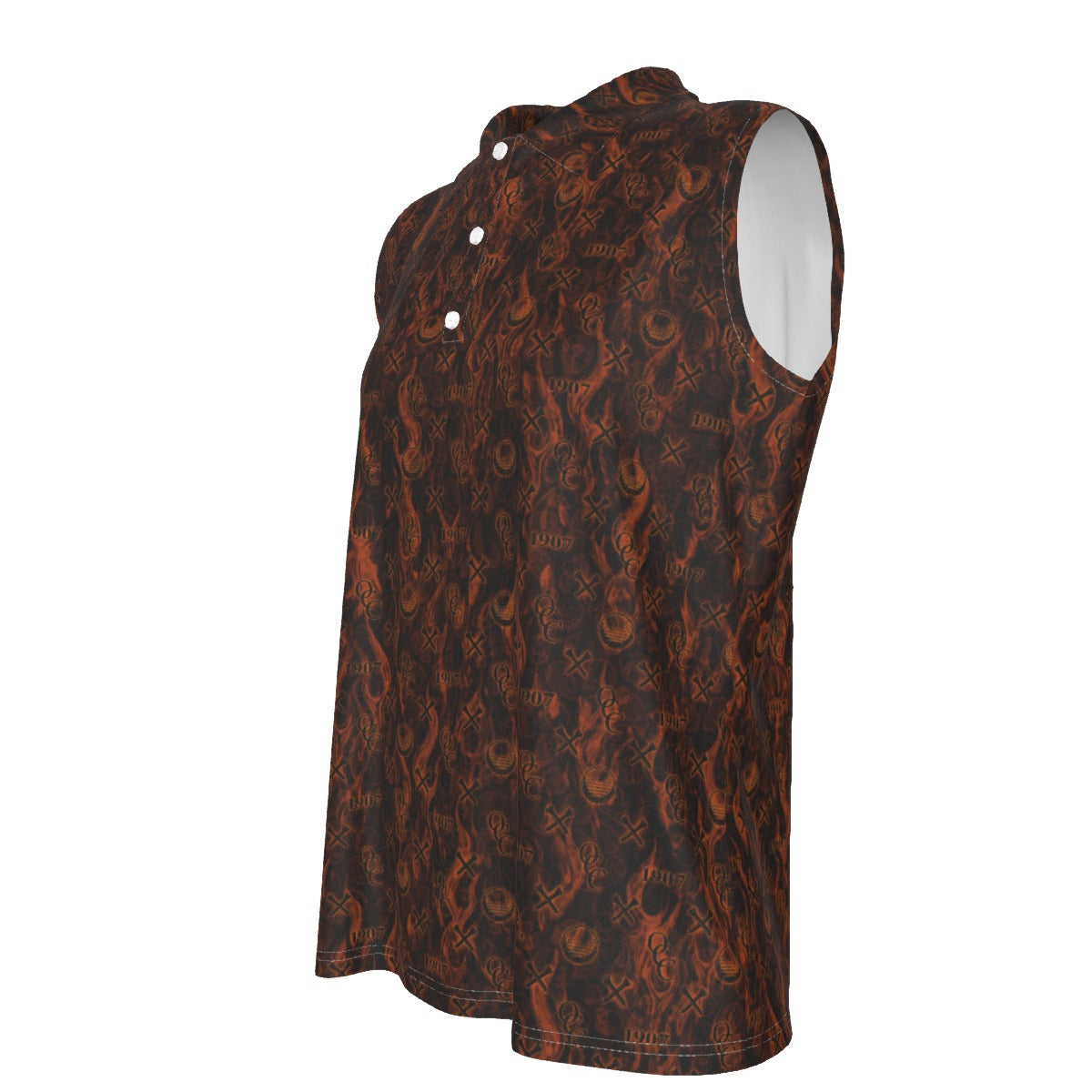 OCC Hallo-All-Over Print Women's Sleeveless POLO Shirt