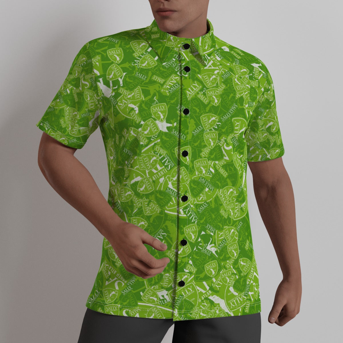 Sally-All-Over Print Men's Shirt