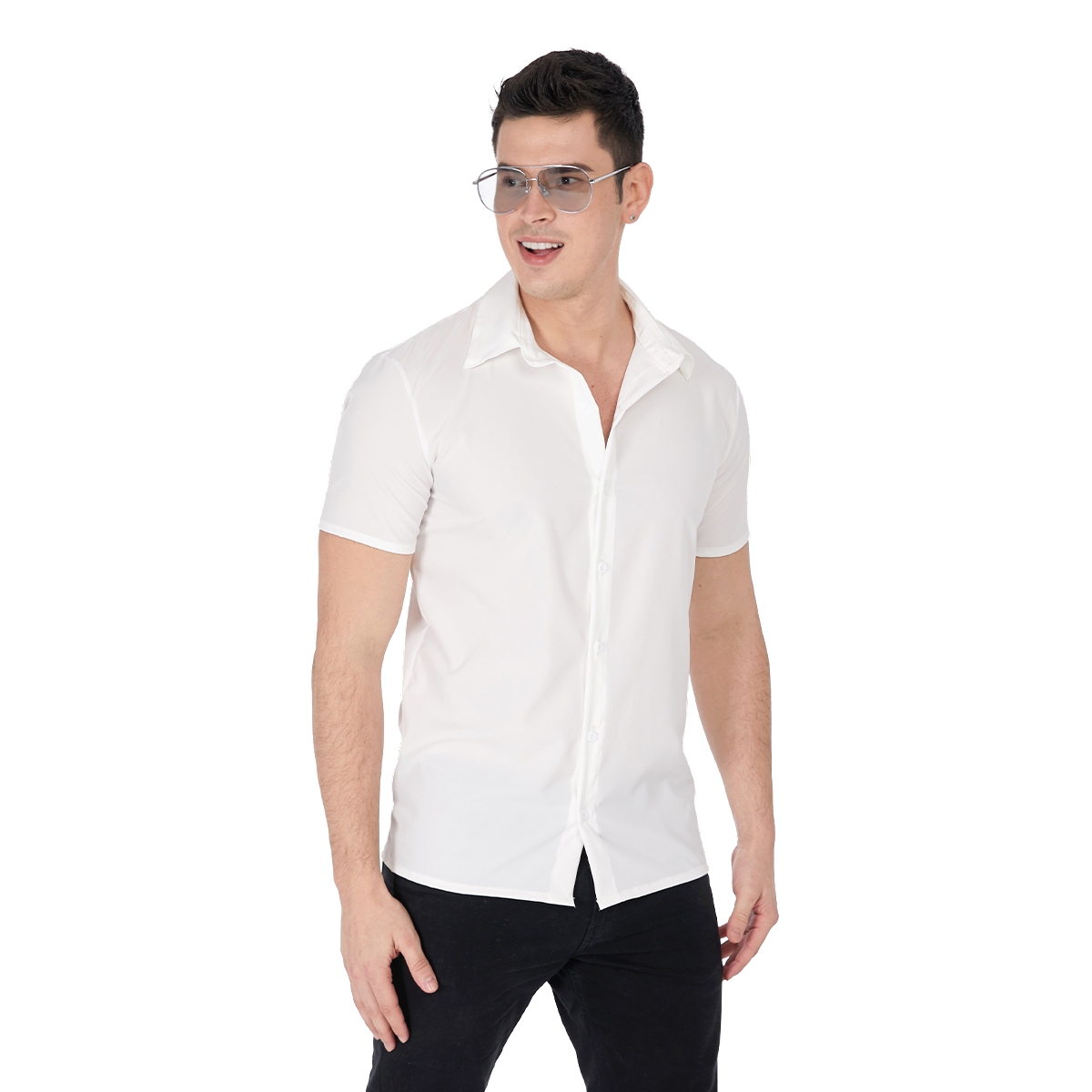 Spikes-All-Over Print Men's Shirt