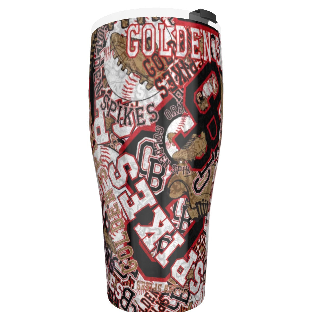 Golden Spikes-Cone Tumbler 30oz