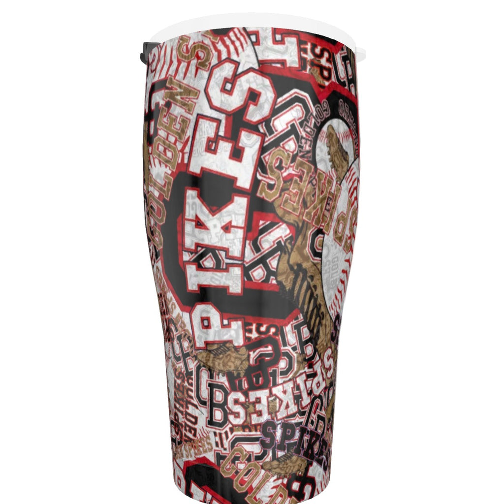 Golden Spikes-Cone Tumbler 30oz
