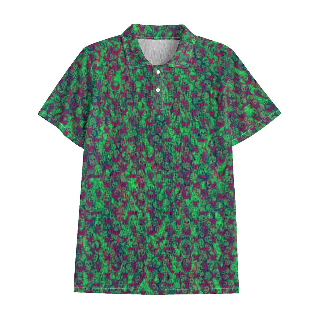 OCC Hallo-All-Over Print Men's Polo Shirt