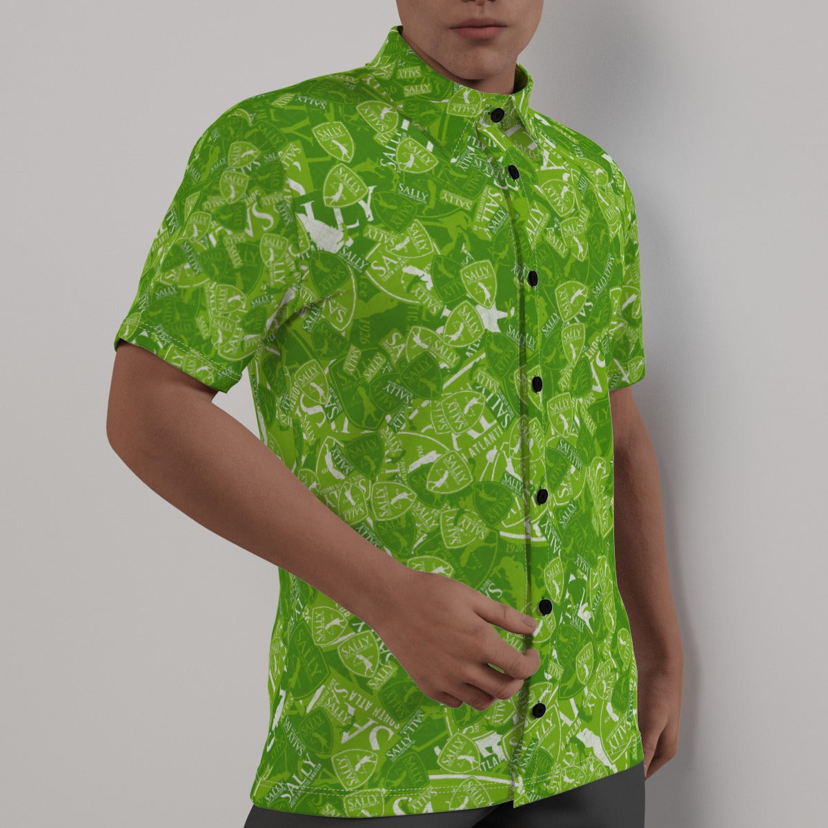 Sally-All-Over Print Men's Shirt